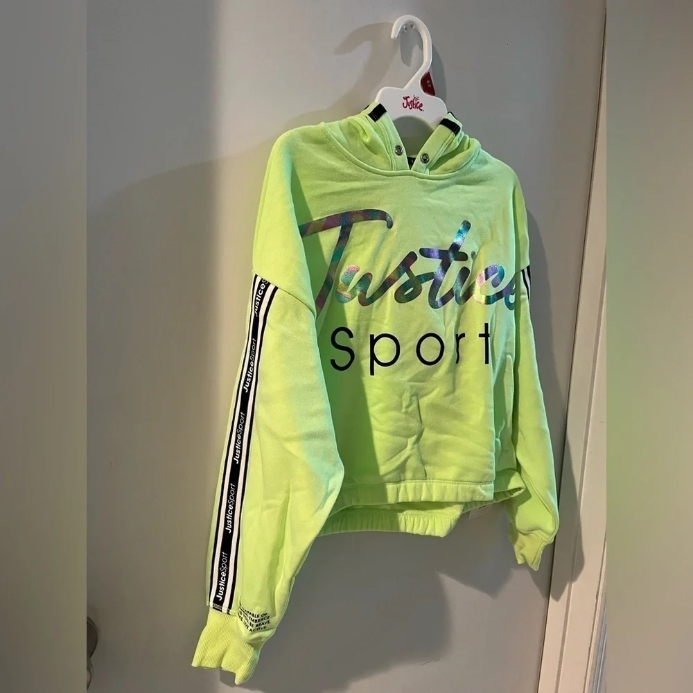 Girl’s Justice Hoodie, size 10, NEW!